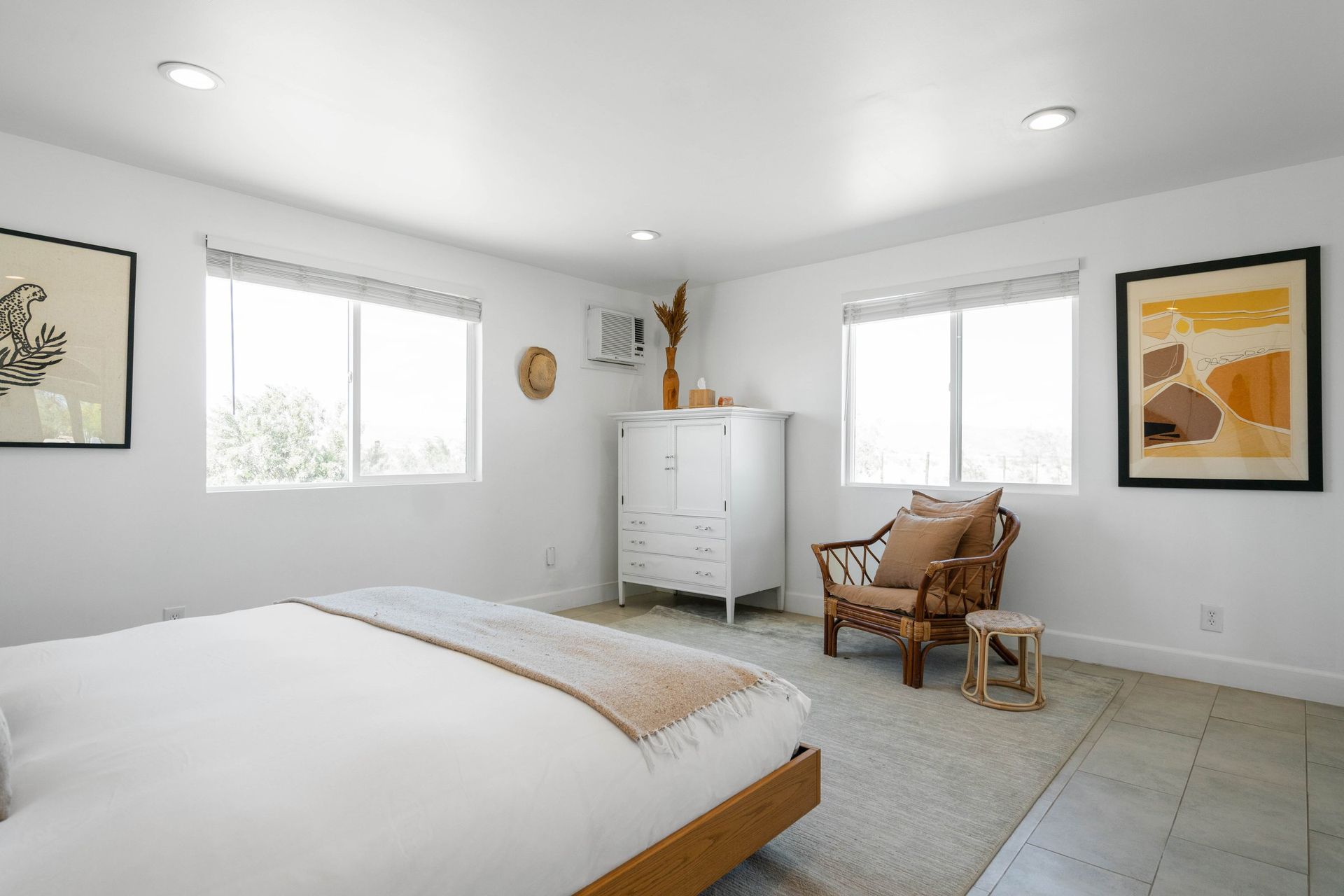 Wonder Valley Ranch bedroom with soft daylight